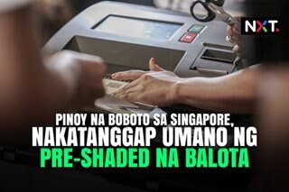Pinoy sa Singapore, nakatanggap daw ng spoiled ballot 