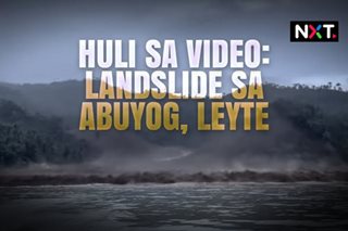 Huli sa video: Landslide sa Abuyog, Leyte