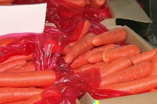 Mga umano’y smuggled carrots nasabat sa Divisoria