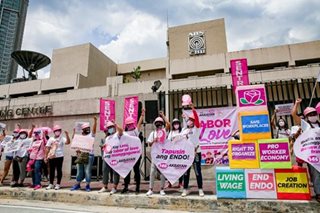 Akbayan holds pre-Labor Day rally