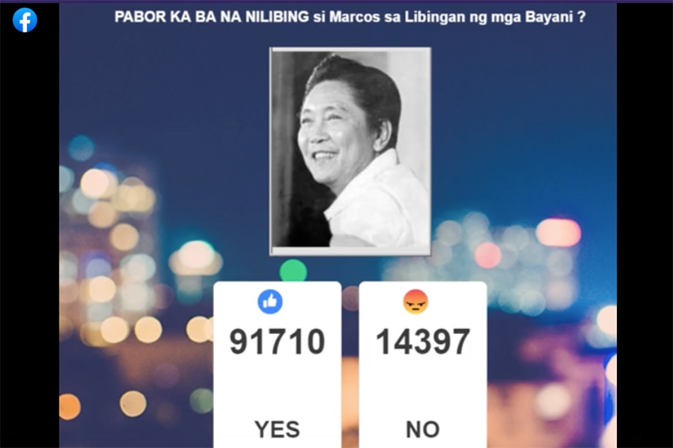 Screenshot of the top Marcos post in 2016