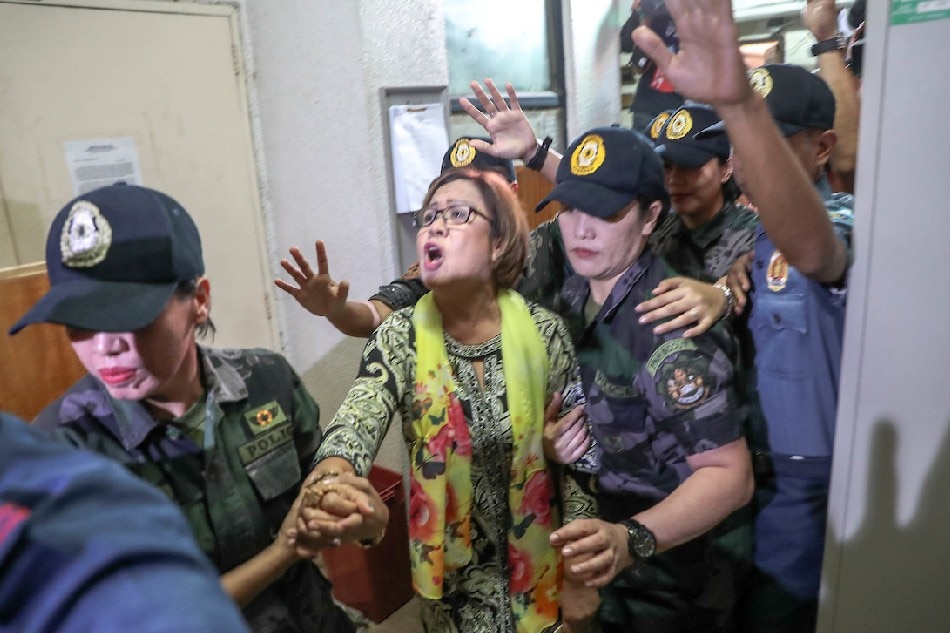Senator Leila DeLima attends her hearing at the Quezon City Regional Trial Court on Friday, June 22, 2018. Jonathan Cellona, ABS-CBN News/file