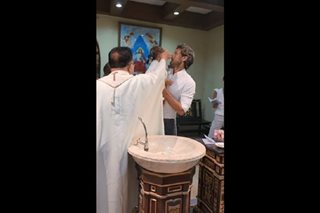 Solenn Heussaff, Nico Bolzico's daughter Thylane gets baptized