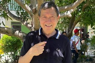 Presidential hopeful Norberto Gonzales casts vote
