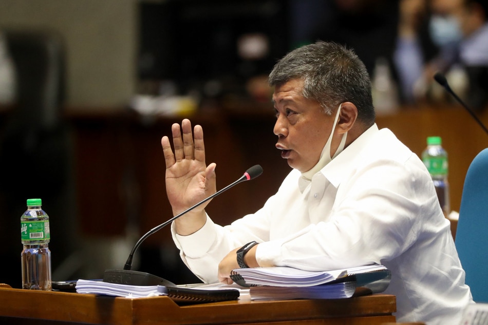 Cavite 7th District Representative Boying Remulla during the ABS-CBN franchise hearing in Congress on July 1, 2020. George Calvelo, ABS-CBN News/File