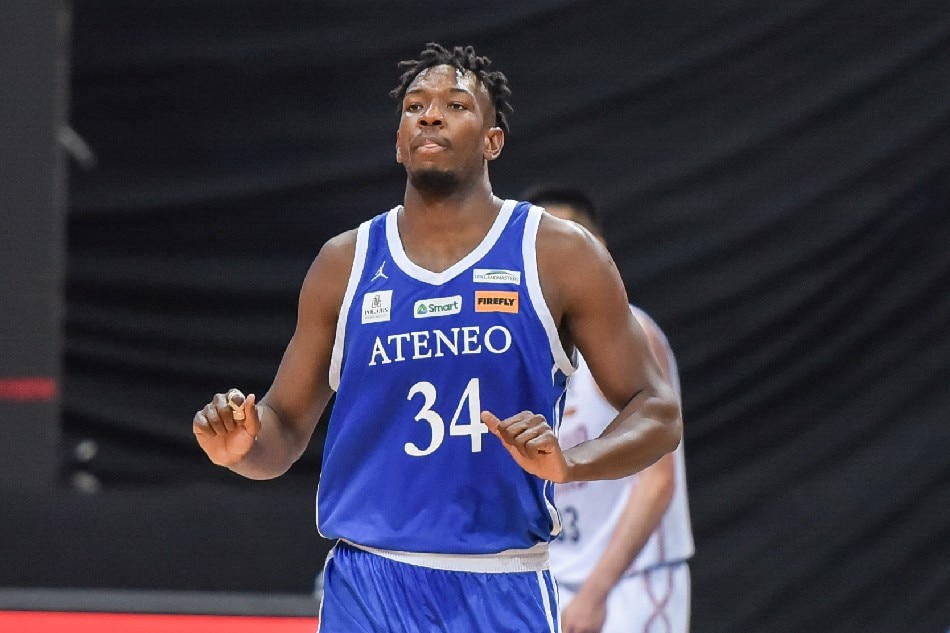 Ateneo center Ange Kouame had 14 points, 14 rebounds, and eight blocks in their Game 2 win against UP in the UAAP Season 84 Finals. UAAP Media