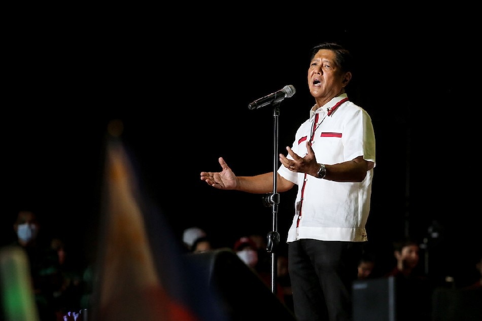 The UniTeam party holds its Miting De Avance on Aseana Avenue in Parañaque on May 7, 2022. After a grueling 90-day campaign period, the Marcos camp goes to the May 9 national elections confident with their lead in the surveys.  Fernando G. Sepe Jr., ABS-CBN News
