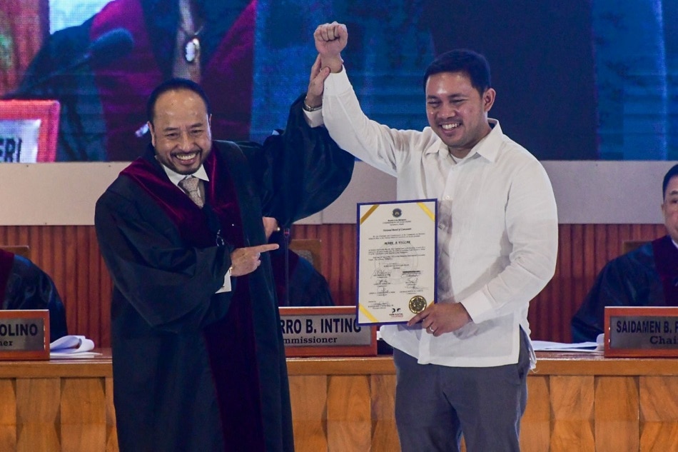 Mark Villar at the proclamation ceremony of the winning senatorial candidates at the PICC on May 18, 2022. Mark Demayo, ABS-CBN News