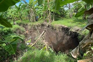 3 mistulang sinkhole natagpuan sa Taal, Batangas 