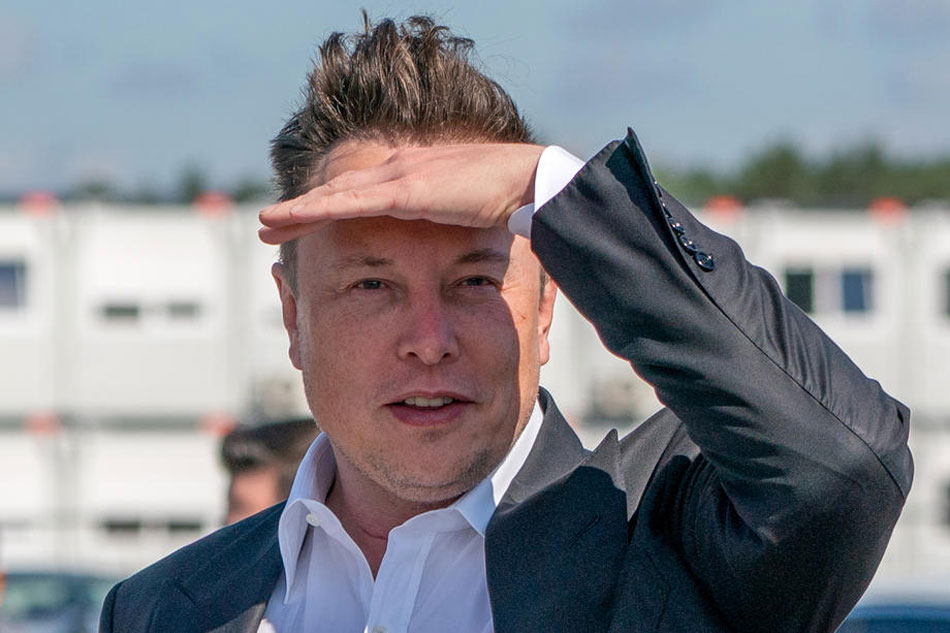 Tesla and SpaceX CEO Elon Musk arrives for a statement at the construction site of the Tesla Giga Factory in Gruenheide near Berlin, Germany, Sept. 3, 2020. Alexander Becher, EPA-EFE/File 