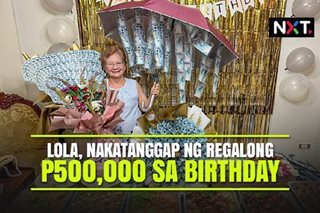 Lola, nakatanggap ng regalong P500,000 sa birthday
