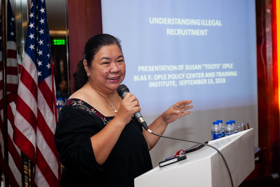 Susan 'Toots' Ople at the 10th Regional Media Seminar hosted by the United States Embassy. US Embassy Manila/File 