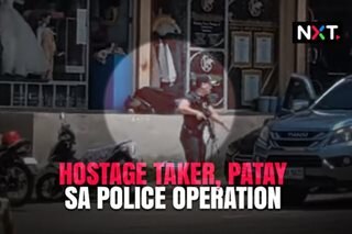Hostage taker, patay sa police operation 
