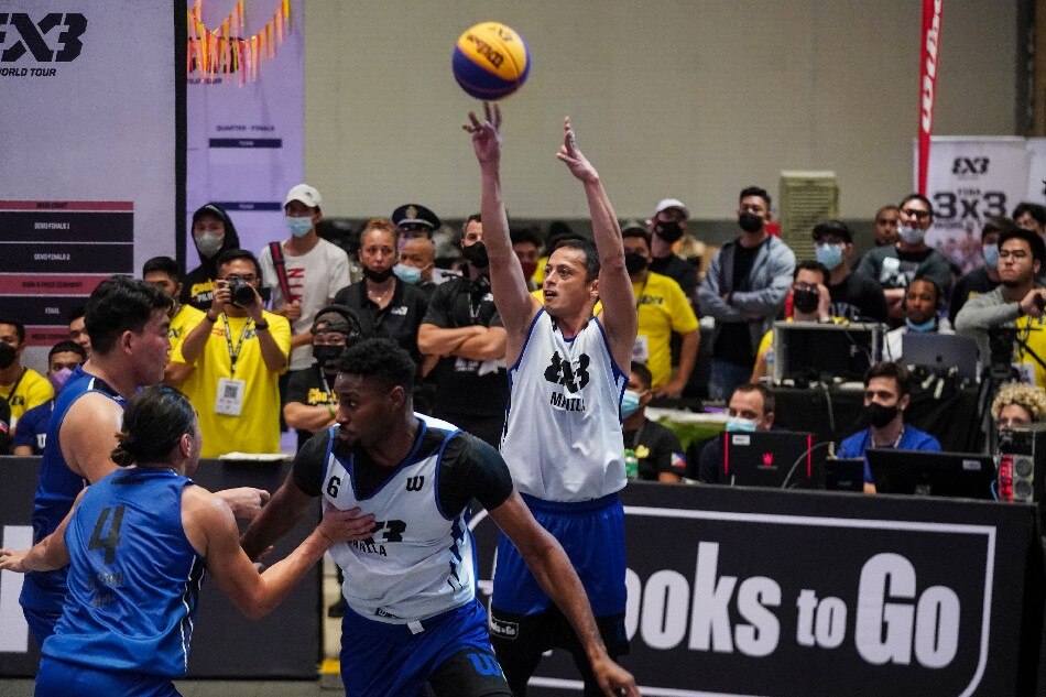 Chico Lanete's clutch free throws propelled Manila Chooks to the quarterfinals of the FIBA 3x3 World Tour Manila Masters. Handout photo