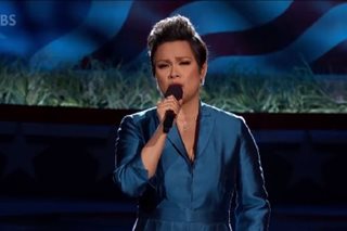 Lea Salonga sings 'The Prayer' at Memorial Day concert
