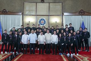 Pinoy medalists sa SEA Games pinarangalan sa Malacañang