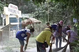 Clean-up underway after Mt. Bulusan eruption