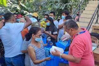 Pagkain, hygiene kits handog sa mga apektado ng Bulusan eruption