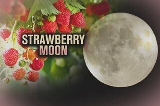 Super strawberry moon inabangan ng mga Pinoy