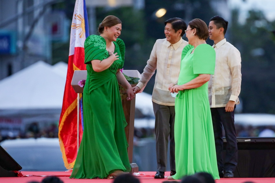 In Photos Sara Duterte Inaugurated As 15th Vp Abs Cbn News 8407