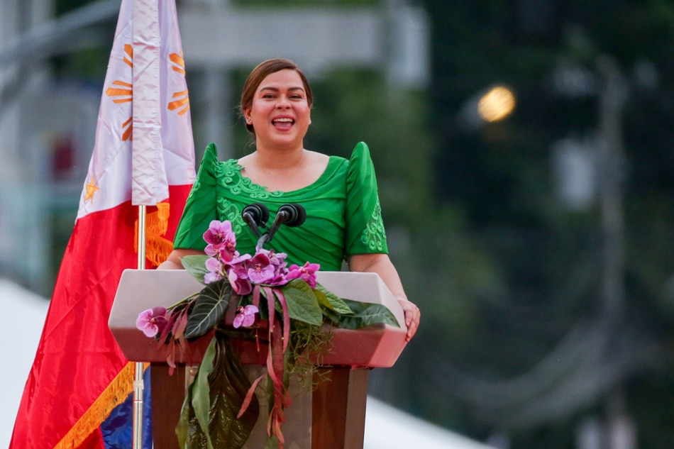 Full Text Of Sara Dutertes Inaugural Speech Abs Cbn News 