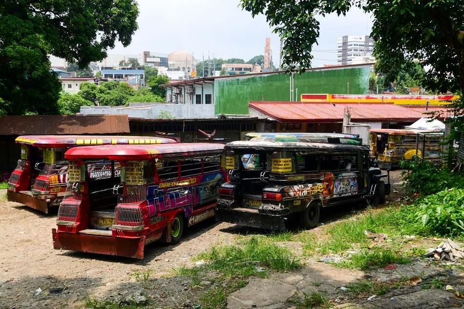 Jeepney drivers wait at a terminal in Antipolo city, Rizal on June 8, 2022. Drivers have limited their trips due to their low take-home pay brought about by the rising oil prices. Mark Demayo, ABS-CBN News