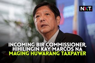 Tax deficiency ng Marcos estate, sisilipin ng BIR chief