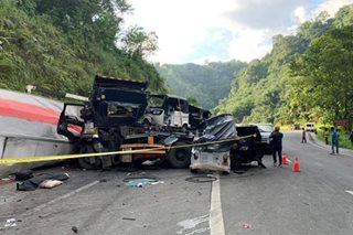 2 patay, 4 sugatan sa banggaan ng mga truck sa Bukidnon