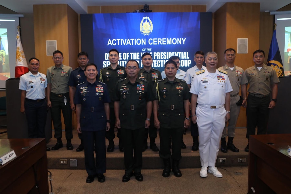 AFP activates Vice Presidential Security and Protection Group. Photo courtesy: AFP/Facebook 