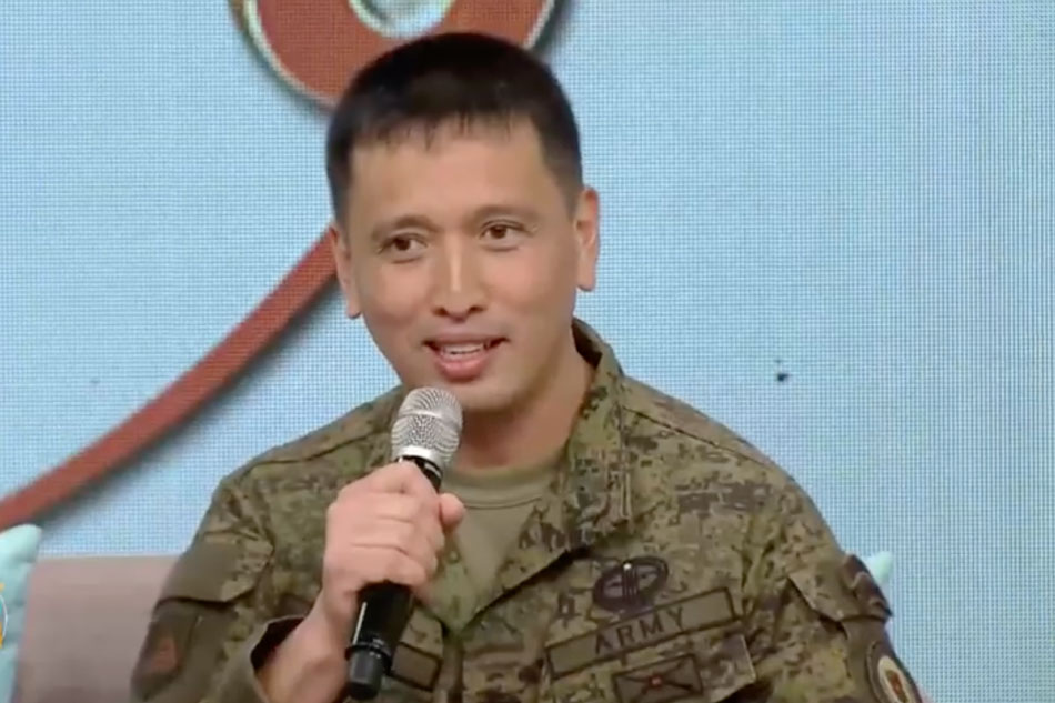 Then Philippine Army spokesman Col. Ramon Zagala appears as a guest on ABS-CBN morning talk show Magandang Buhay in July 2019. Screengrab from ABS-CBN Talk YouTube channel