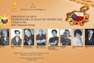 CCP to pay tribute to new National Artists on June 29