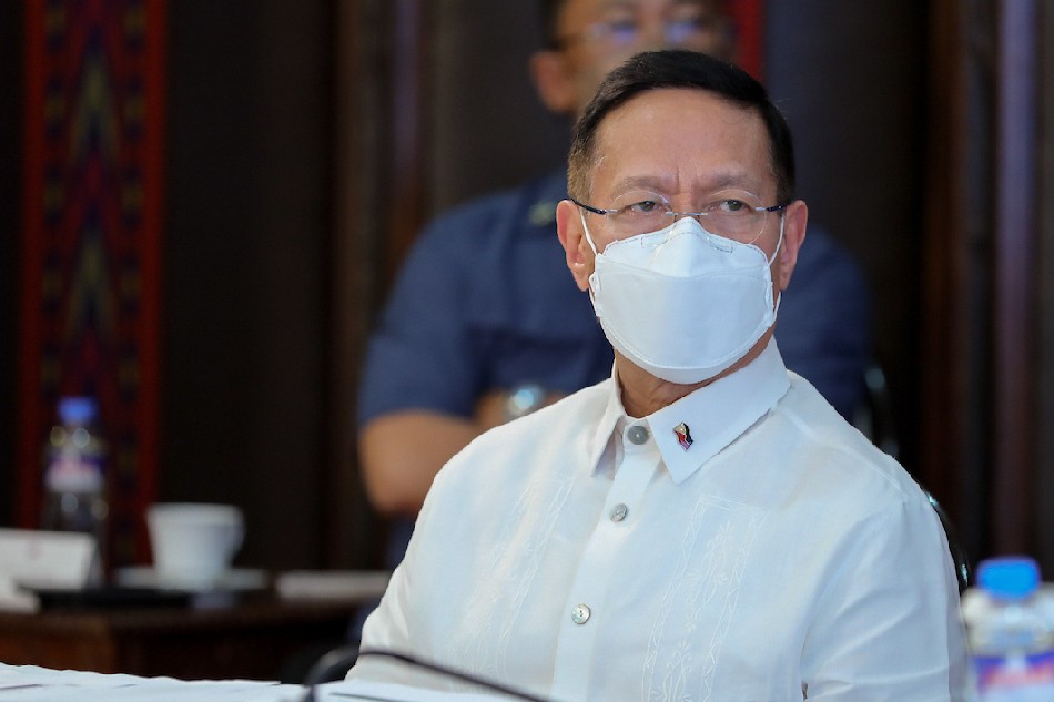 Pagdalo si Health Secretary Francisco Duque III sa Talk to the People ni Pangulong Rodrigo Duterte noong Agosto 2, 2021. Arman Baylon, Presidential Photo/file 
