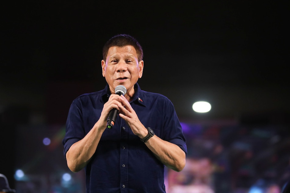 President Rodrigo Duterte attends the 'Salamat PRRD' thanksgiving concert at the Quirino Grandstand in Manila on June 26, 2022. Valerie Escalera, Presidential Photo 