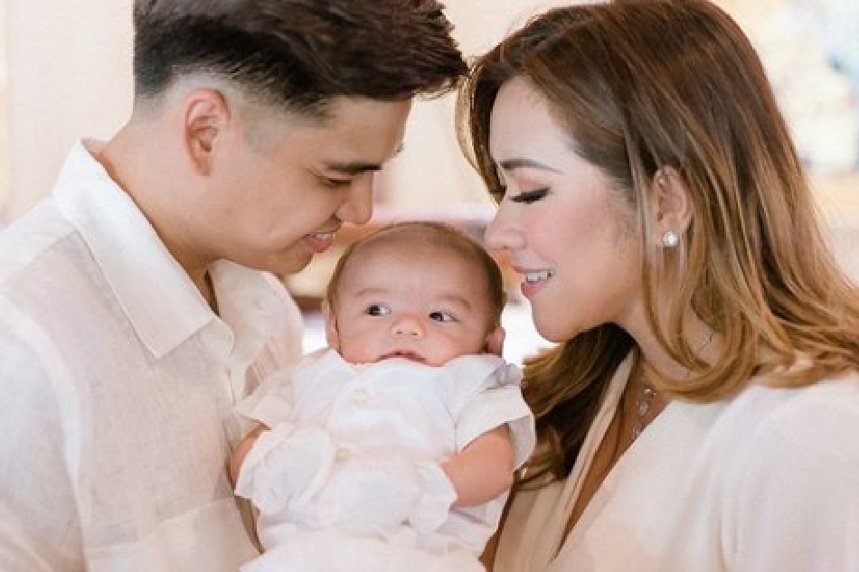 Look Angeline Quintos Son Baptized Abs Cbn News