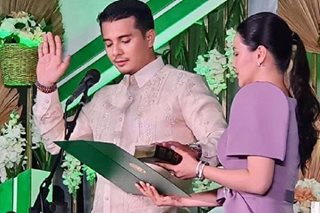 Ejay nanumpa bilang bise governador ng Oriental Mindoro