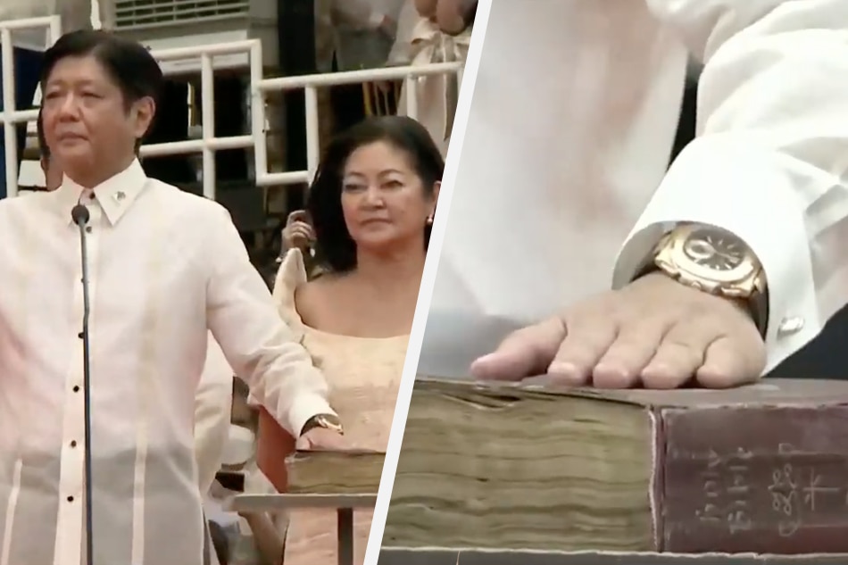 Marcos Jr. uses Bible from dad's 1965 inauguration