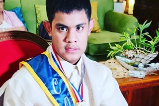 Candy Pangilinan’s son finishes junior high school