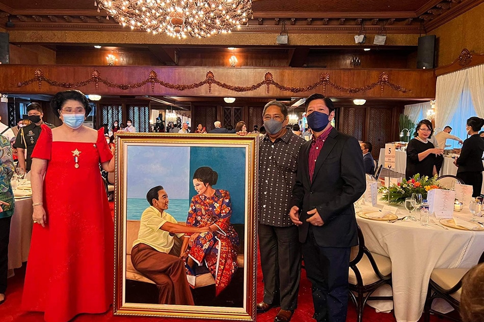 Former First Lady Imelda Marcos celebrates her 93rd birthday at Malacañang, along with her son, President Ferdinand 'Bongbong' Marcos Jr. Photo from Ilocos Norte Rep. Angelo Marcos Barba's official Facebook page