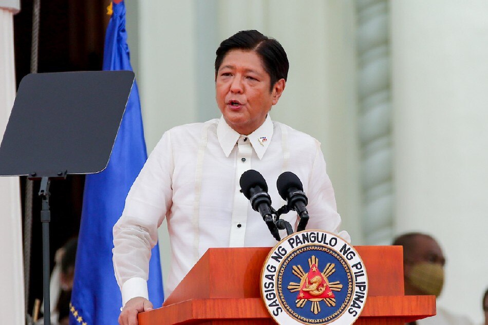 President Ferdinand Marcos, Jr. delivers his inaugural address as the 17th President of the Philippines at the National Museum in Manila on June 30, 2022. George Calvelo, ABS-CBN News/file