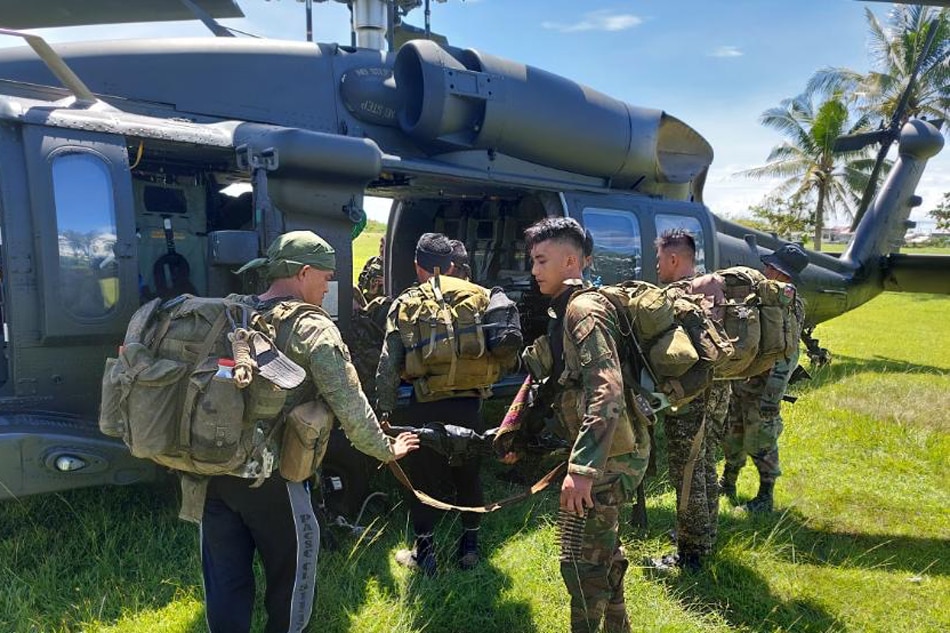  Government soldiers were wounded in a blast in Mapanas, Northern Samar on July 5, 2022, the Philippine Army said. Photo courtesy of Maj. Gen. Edgardo de Leon, commander, Philippine Army 8th Infantry Division