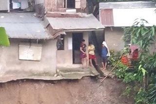 Rains trigger landslide in Cebu City