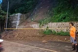 Intermittent rains cause another landslide in Cebu City