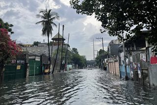 Heavy rainfall brings floods to several areas in Quezon City, Valenzuela