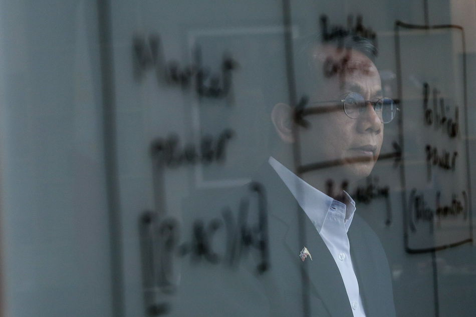 Socioeconomic Planning Secretary under the new administration of President Marcos, Arsenio Balisacan, inside his office in Quezon City on May 31, 2022. George Calvelo, ABS-CBN News