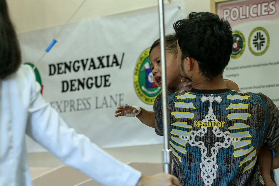 The Department of Health has set-up a Dengvaxia-Dengue fast lane at the East Avenue Medical Center in Quezon City in anticipation of the possible influx of dengvaxia-vaccinated patients who want to report their status to government doctors on March 5, 2018. Jonathan Cellona, ABS-CBN News/File
