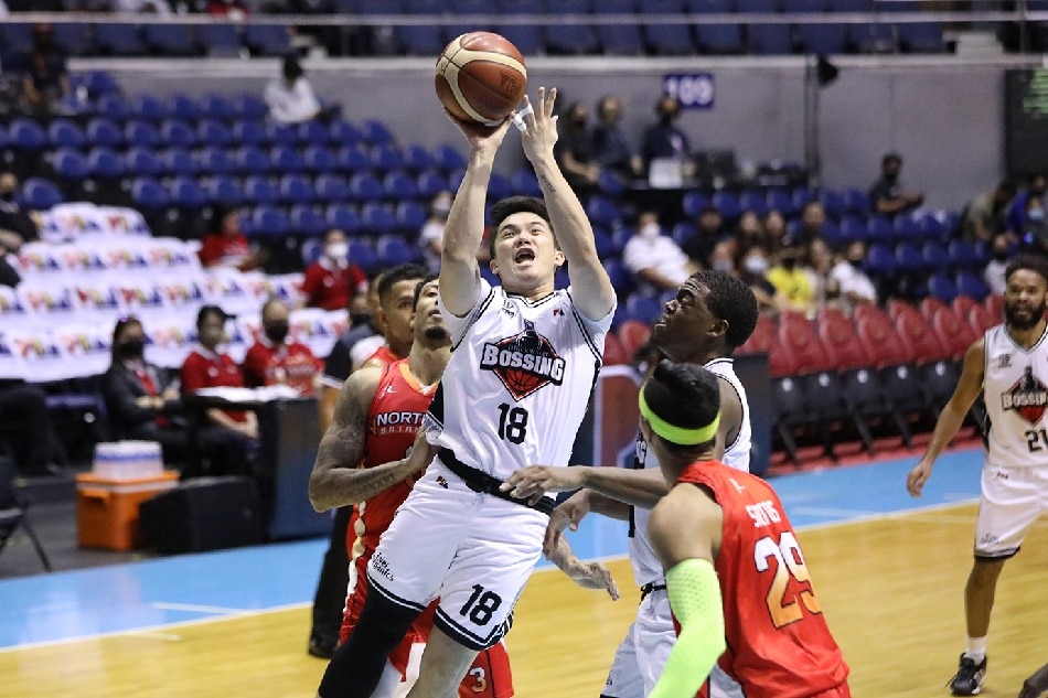 Blackwater Bossing's Paul Desiderio in action. PBA Images