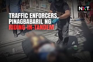 Traffic enforcers, pinagbabaril ng riding-in-tandem