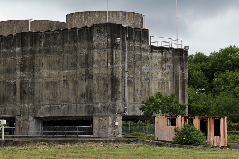 A rusted outpost is set outside one of the secondary buildings at the Bataan Nuclear Power Plant. Jonathan Cellona, ABS-CBN News/file