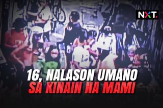 16, nalason umano sa kinain na mami