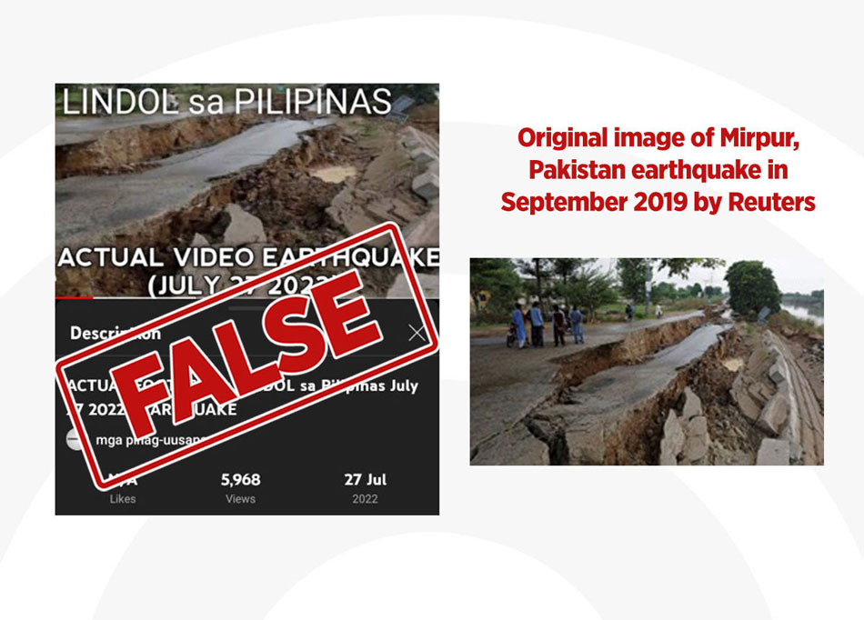 FACT CHECK: ‘Di ito mga larawan ng pinsala ng lindol sa Luzon noong Hulyo 27